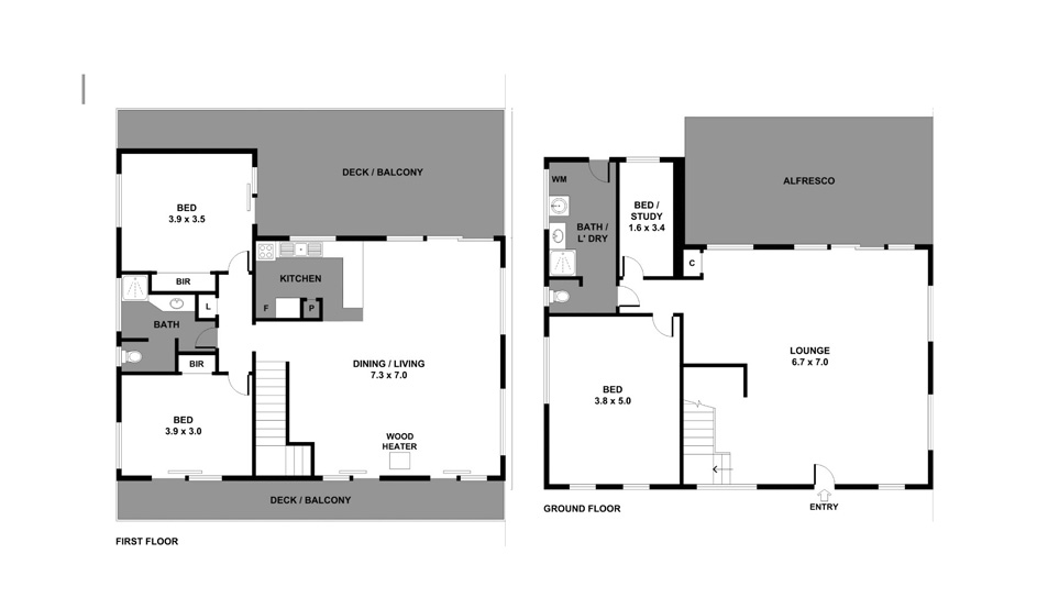2D to 3D Floor Plan Conversion Services - before